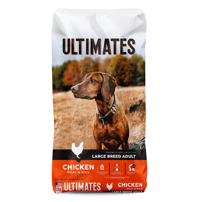 Ultimates Large Breed Adult Dog Food Chicken/Rice 28 Lb