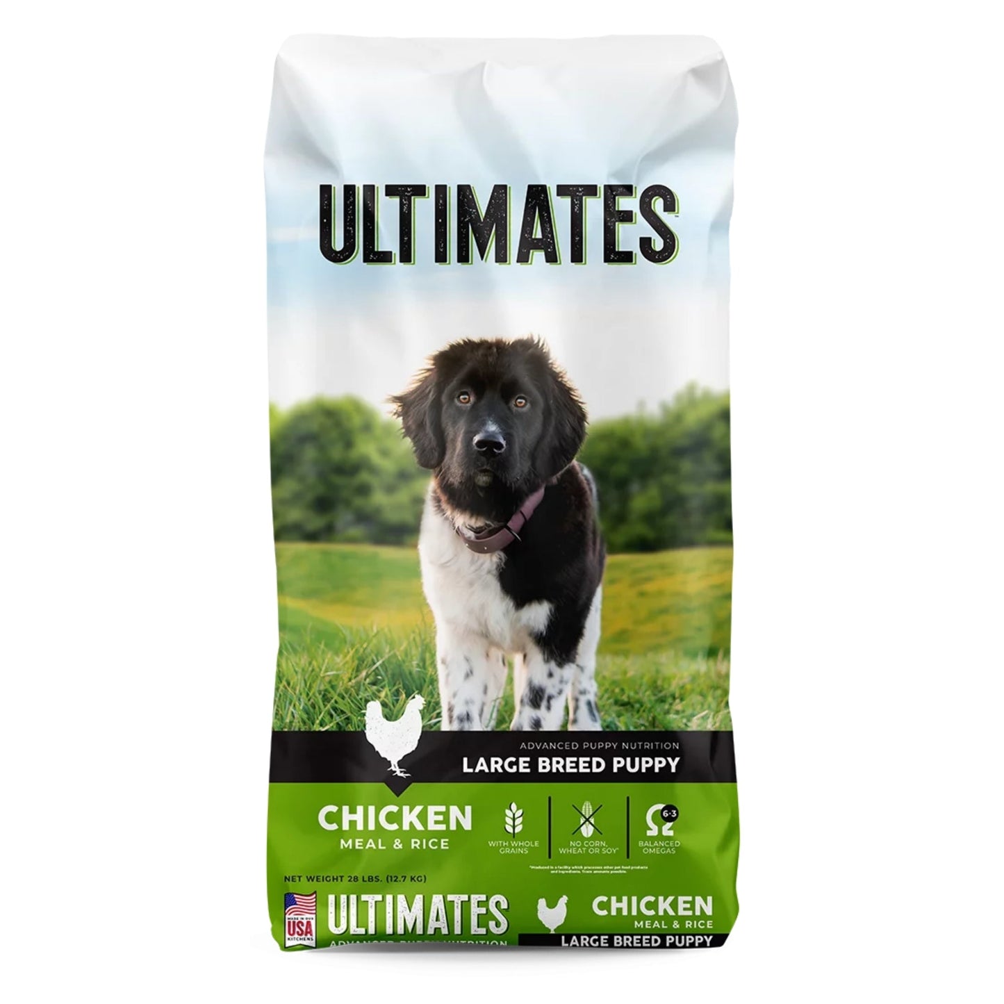 Ultimates Large Breed Puppy Food Chicken/Rice 28 Lb