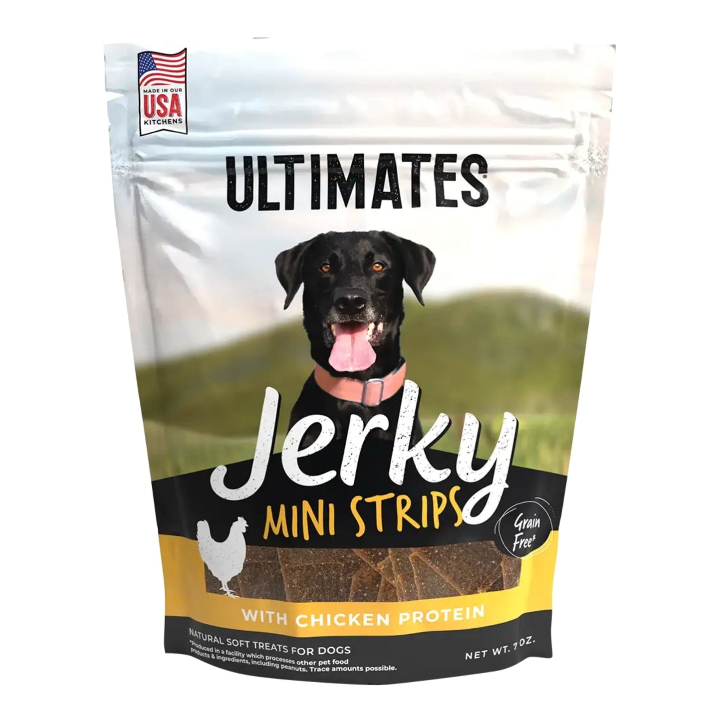 Ultimates Jerky Mini Strips Chicken 7oz.