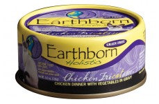 Earthborn Holistic Grain Free Chicken Fricatssee Wet Cat Food 24ea/5.5 oz, 24 pk