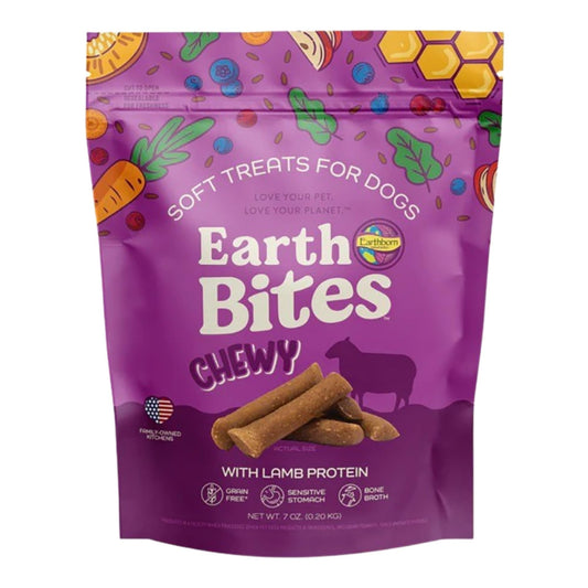 Earthborn Dog Grain Free Earthbites Chewy Lamb 7oz.