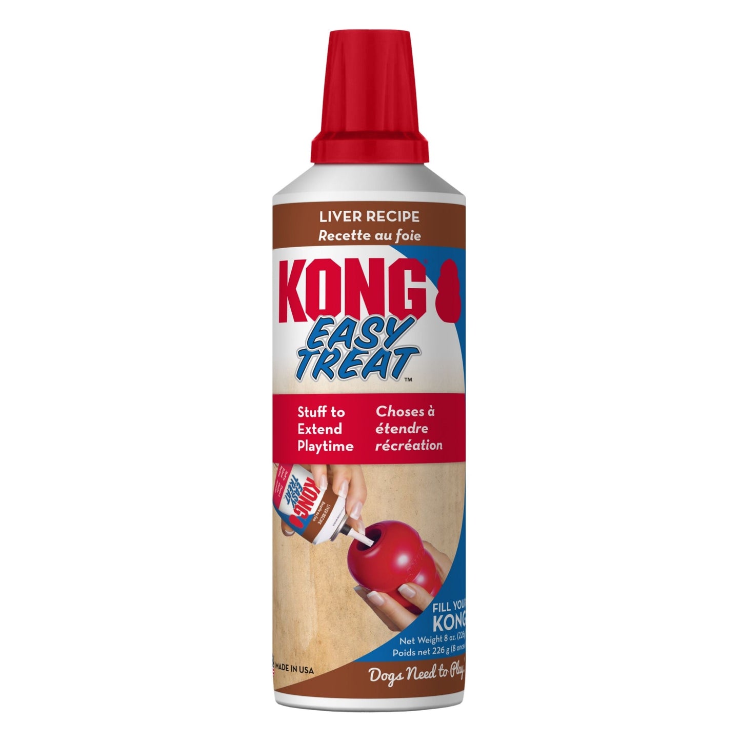 KONG Easy Treat Paste Dog Treat Chicken Liver 1ea/8 oz