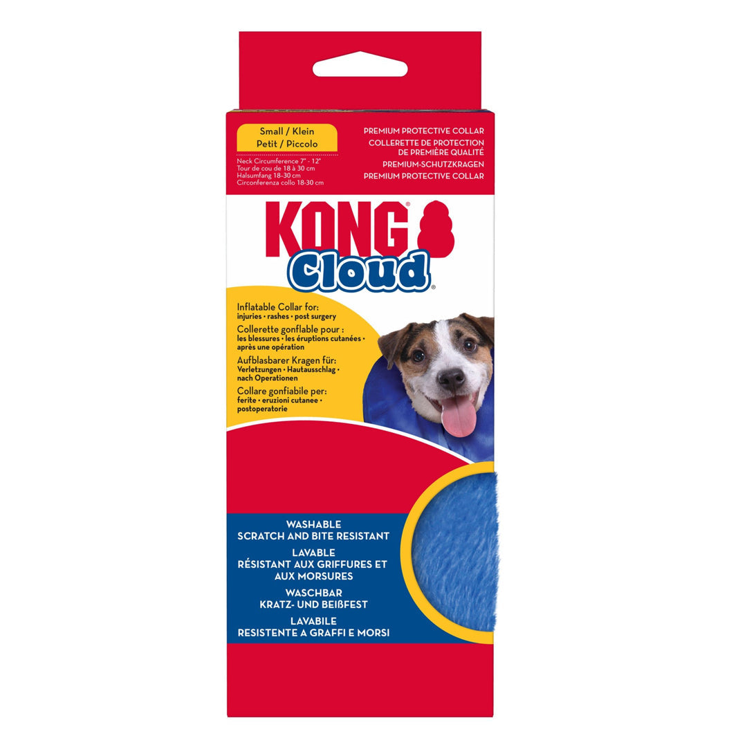 KONG Inflatable E-Collar Blue 1ea/SM