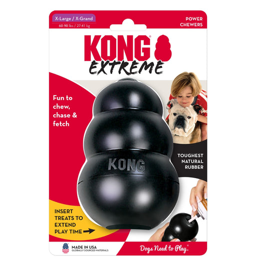 KONG Extreme Dog Toy Black 1ea/XL