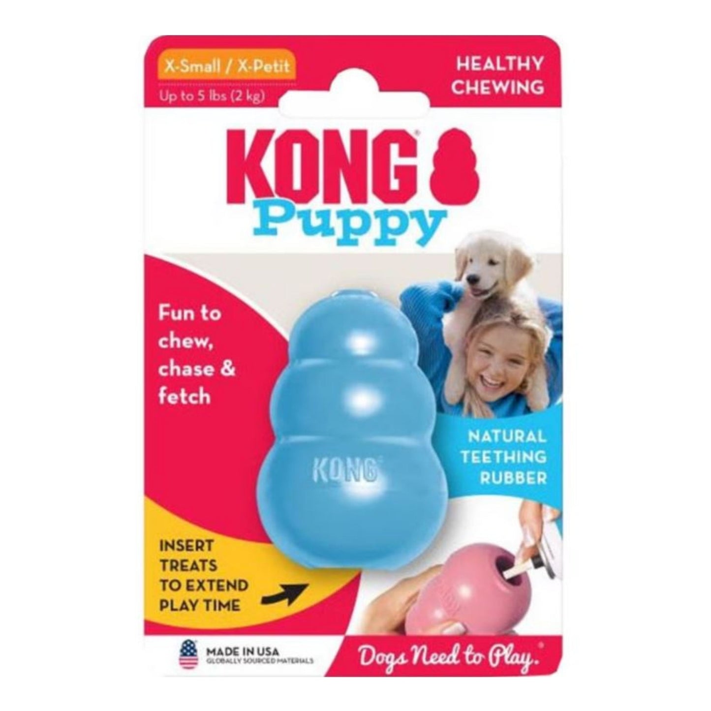 KONG Puppy Toy Assorted 1ea/XS