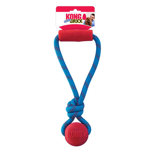 KONG Jaxx Brights Tug with Ball Dog Toy Assorted 1ea/MD