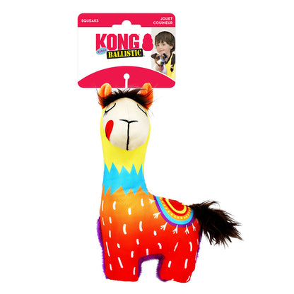 KONG Ballistic Vibez Llamas Dog Toy Assorted 1ea/SM/MD