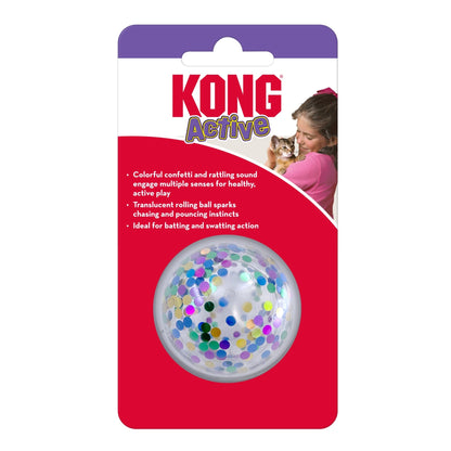 KONG Active Confetti Ball Cat Toy One Size  (2 pack)