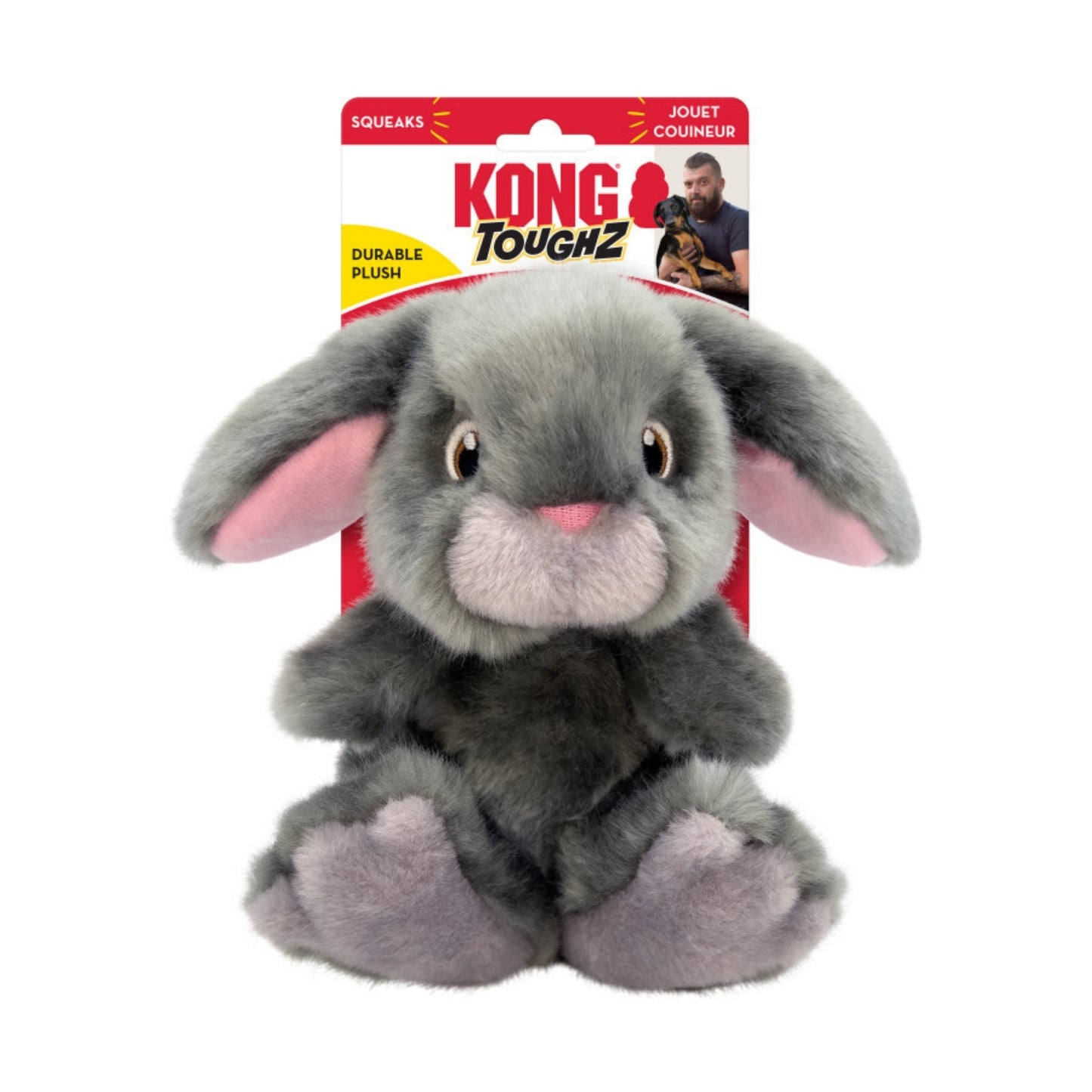 KONG Toughz Dog Toy Bunny, 1ea/MD