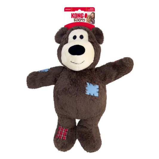 KONG Wild Knots Bear Dog Toy Assorted, 1ea/Jumbo