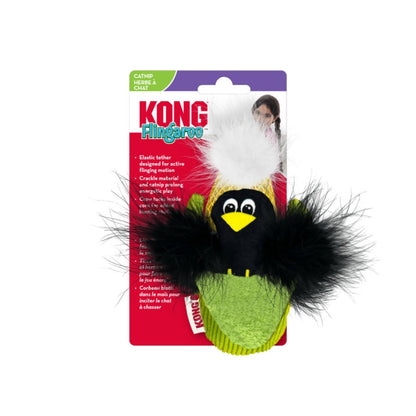 KONG Flingaroo Corny Bird Cat Toy 1ea/One Size