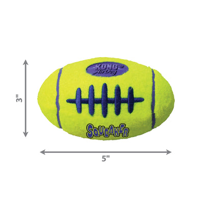 KONG Air Dog Squeaker Football Dog Toy 1ea/MD