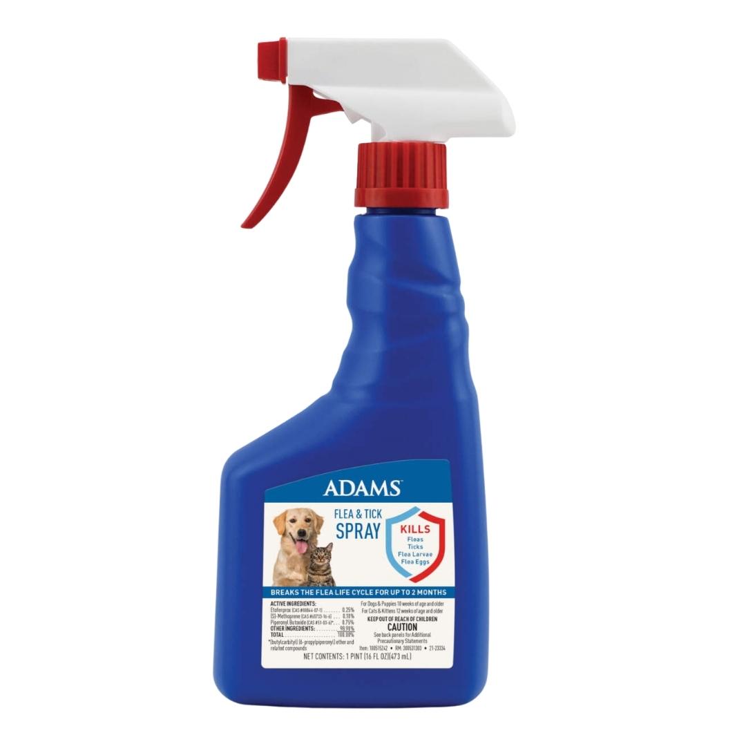 Adams Plus Flea & Tick Spray 1ea/16 fl oz.