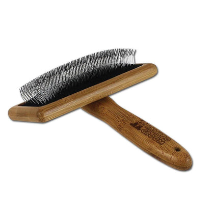 Bamboo Groom Slicker Brush Large