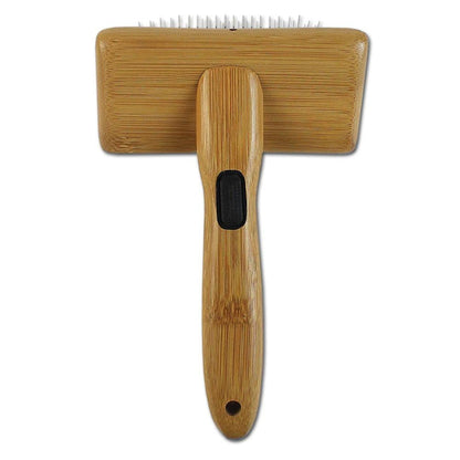 Bamboo Groom Slicker Brush Medium