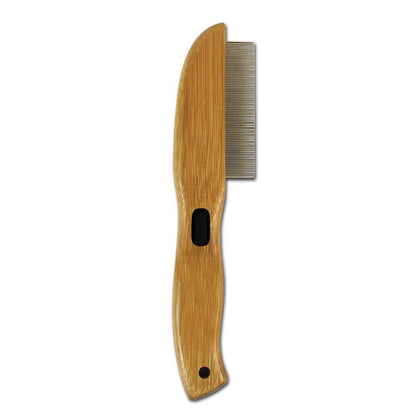 Bamboo Groom Rotating Flea Comb