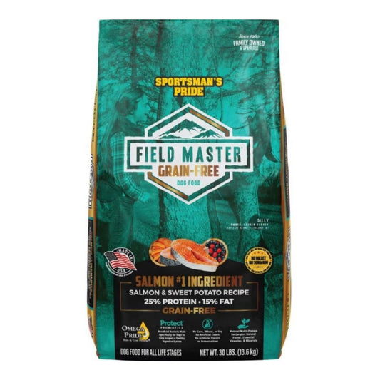 Field Master Grain Free Dog Food Salmon/Sweet Potato 30 Lb