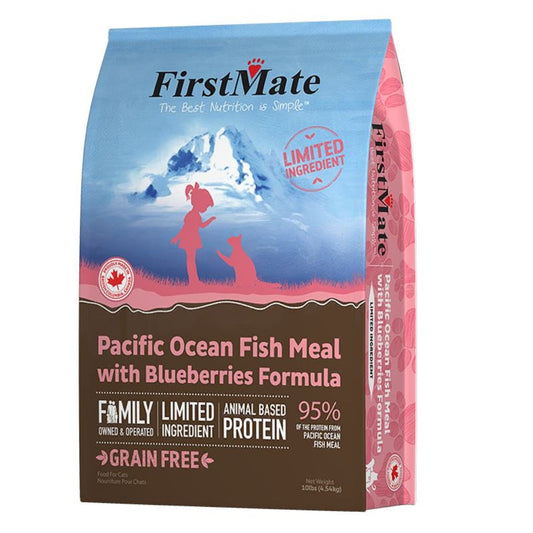 Firstmate Cat Limited Ingredient Grain Free Ocean Fish Blueberries 10Lb.