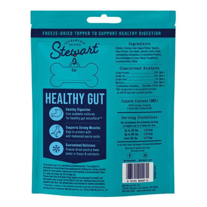 Stewart Freeze Dried Healthy Guts Dog Treats Pouch Chicken 8oz.