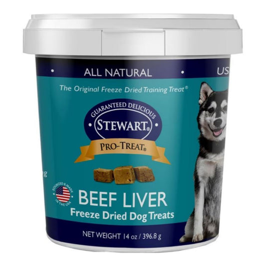 Pro-Treat Freeze Dried Dog Treats Beef Liver 14oz.