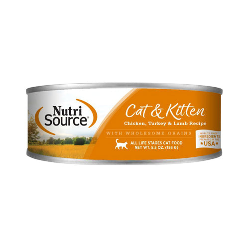 Nutrisource Cat Chicken Turkey & Lamb 5oz. (Case of 12)