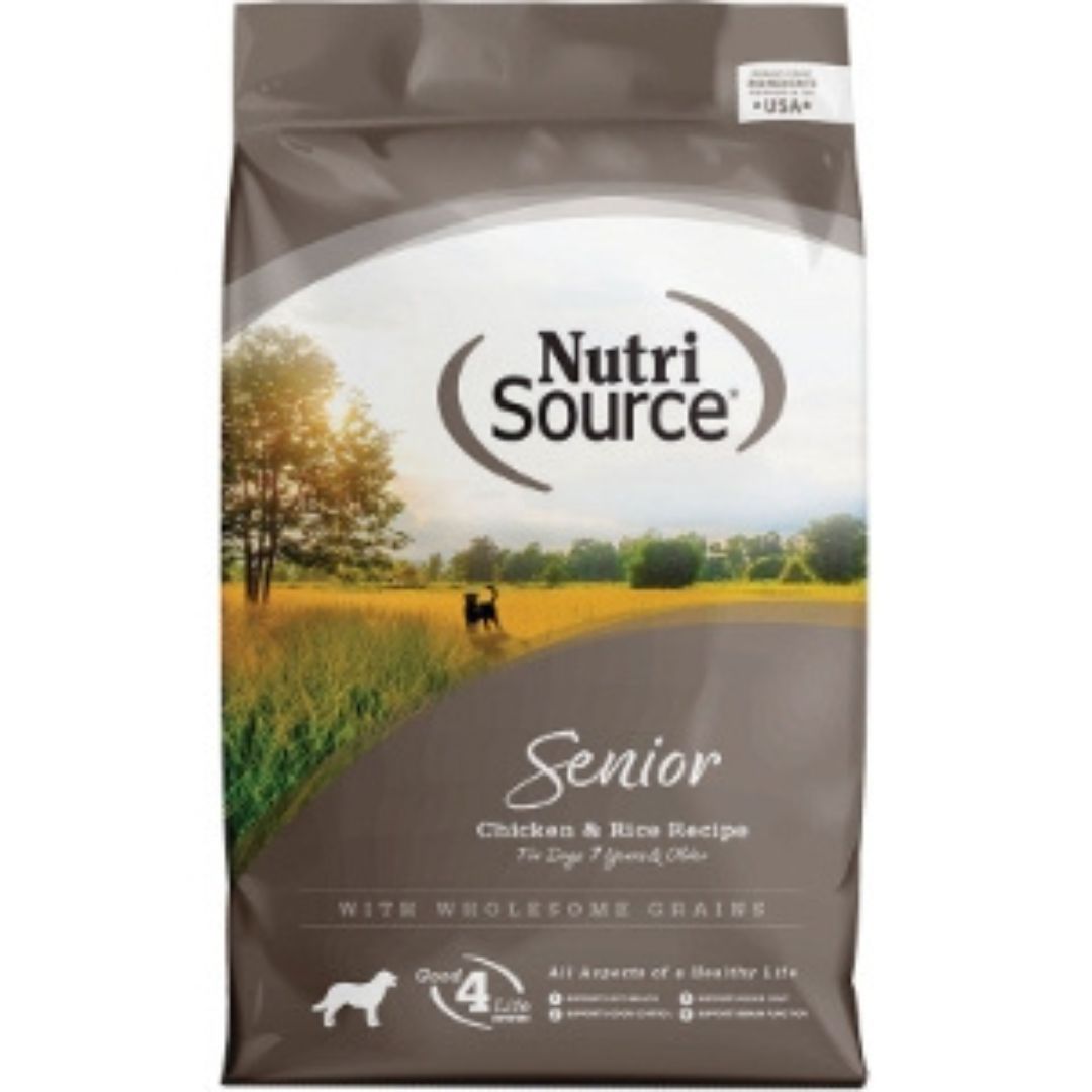 Nutrisource Dog Senior Chicken & Rice 12Lb