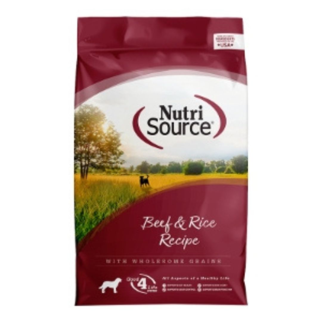 Nutrisource Dog Adult Beef & Rice 4Lb