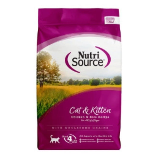 Nutrisource Cat Adult & Kitten Chicken Rice 12Lb