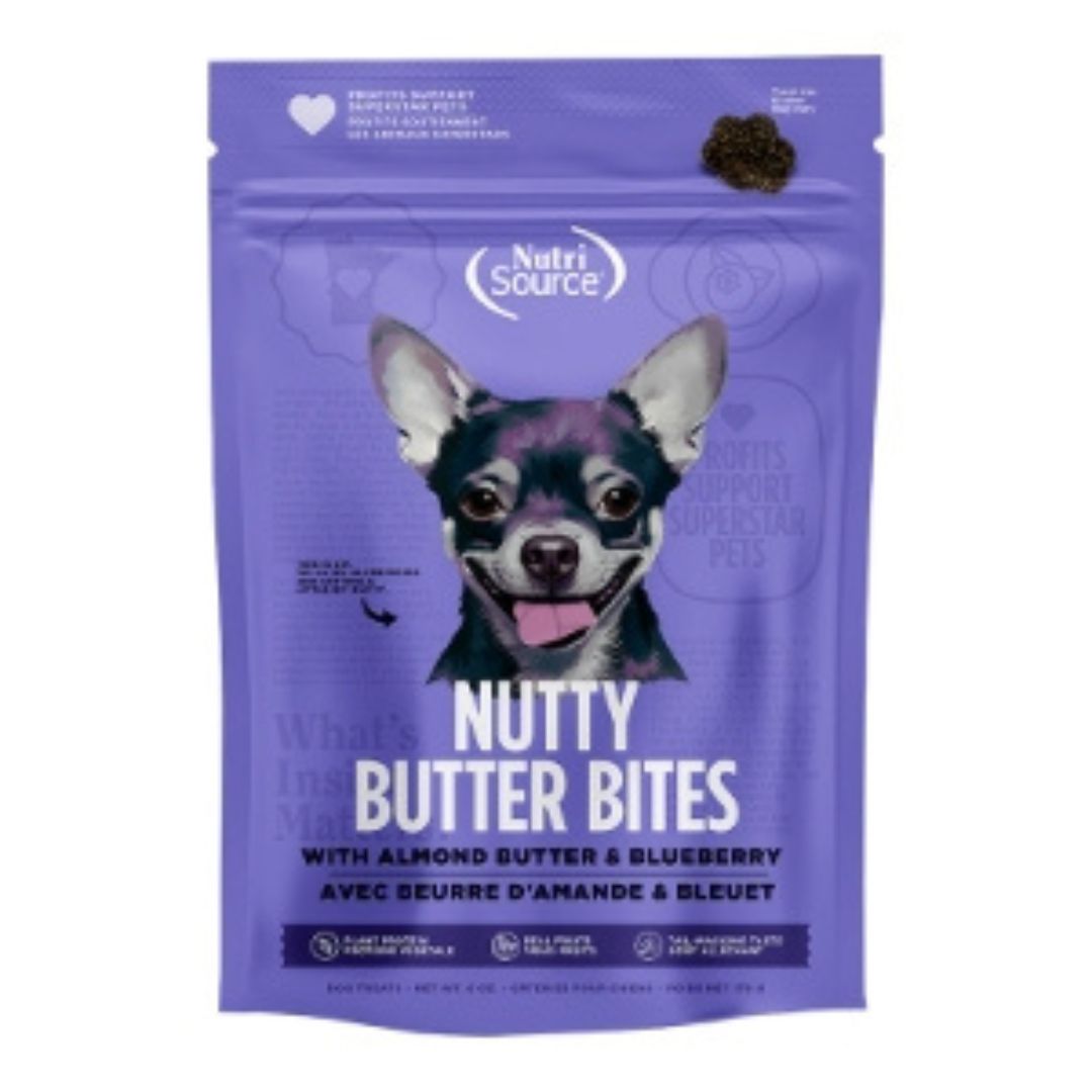 Nutrisource Dog Butter Bites Blueberry 6Oz