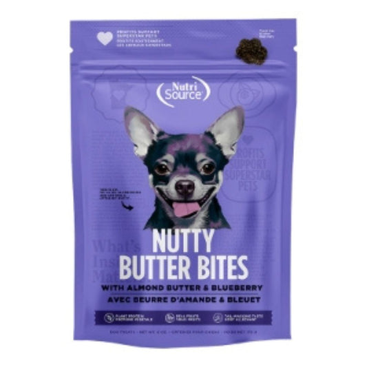 Nutrisource Dog Butter Bites Blueberry 6Oz