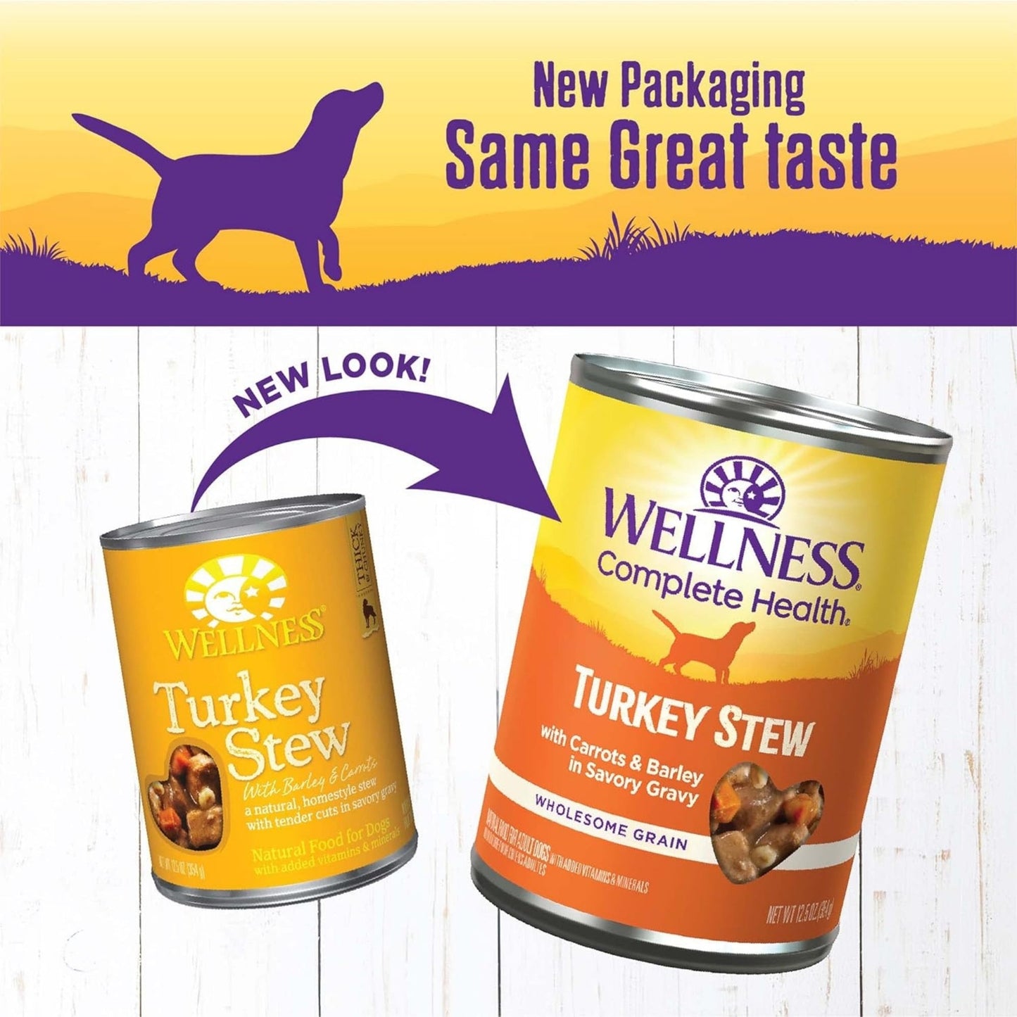 Wellness Dog Complete Health Stew Turkey Barley Carrot 12.5oz. (Case of 12)