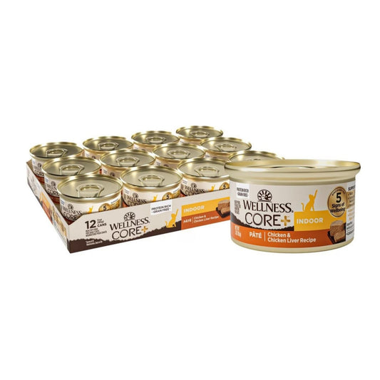 Wellness Cat Core Indoor Chicken Chicken Liver Pate 3oz. (Case of 12)