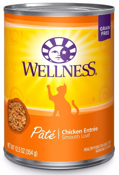 Wellness Cat Complete Health Grain-free Chicken Pate 12.5oz. (Case of 12)