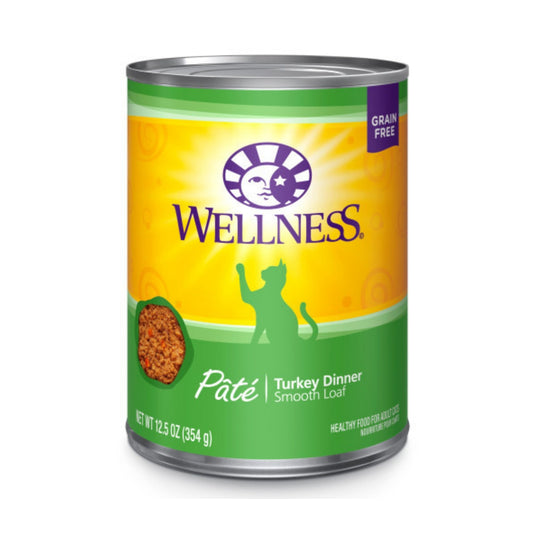 Wellness Cat Complete Health Grain-free Turkey Pate 12.5oz. (Case of 12)