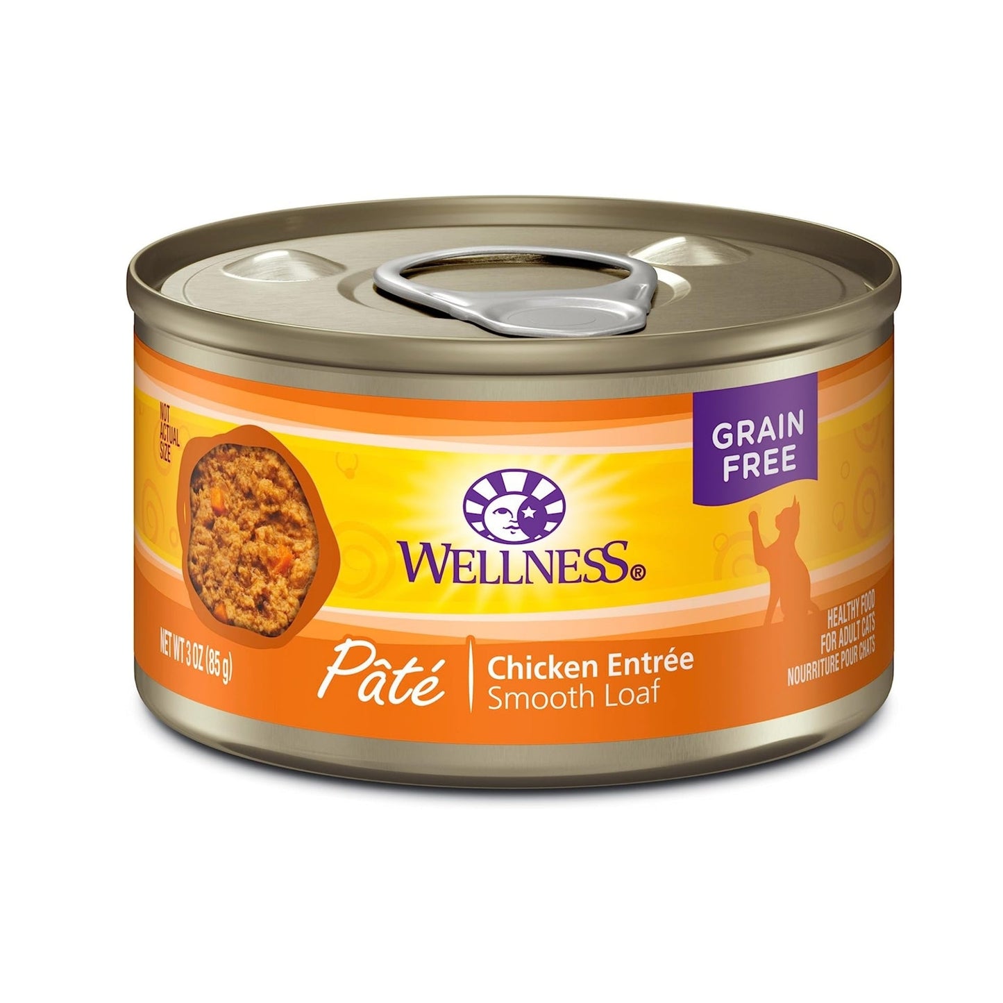 Wellness Cat Complete Health Grain-free Chicken Pate 3oz. (Case of 24)