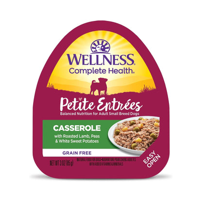 Wellness Complete Health Petite Entrées Casserole Roasted Lamb Pea White Sweet Potato 3oz. (Case of 12)