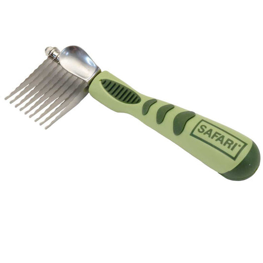 Safari Dog De-Matting Comb Green 1ea/One Size