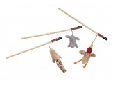 Skinneeez Friends Teaser Wands with Catnip Assorted 12 in