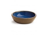 Spot Standard Crock Cat Saucer Tan; Blue 5 in