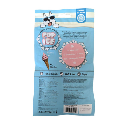 Pup Ice Waffle Cone Strawberry 2 Pk