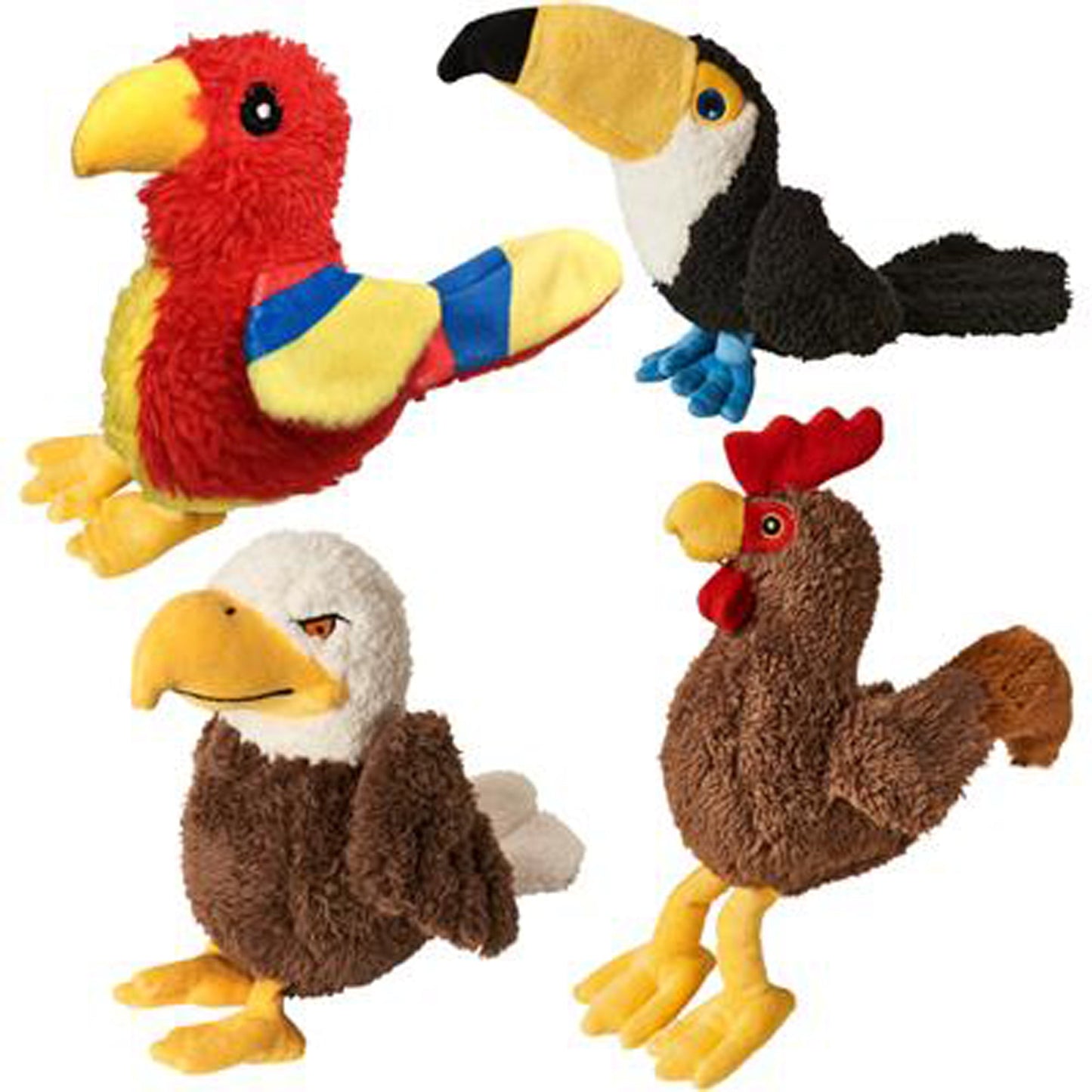 Earth Dog Toy Birds, Assorted, 1ea/8 in