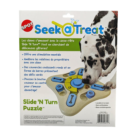 Spot SeekATreat Slide'n Turn Puzzle Dog Toy 1ea/One Size