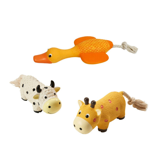 Spot Latex Tuggers Dog Toy Assorted, 1ea/10 in