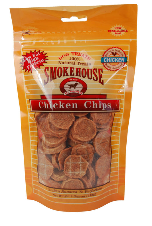 Smokehouse Chicken Chips Dog Treat 1ea/SM, 4 oz