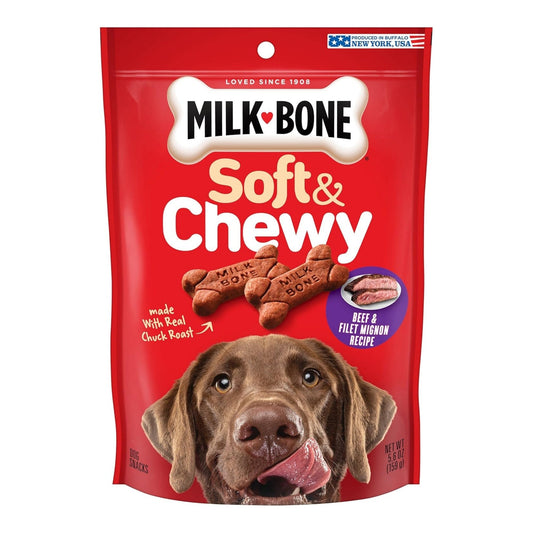 Milk-Bone Soft & Chewy Dog Treats Beef & Filet Mignon 1ea/5.6 oz