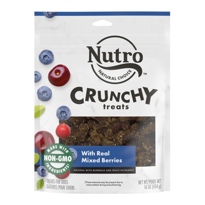 Nutro Products Crunchy Dog Treats Mixed Berry 1ea/16 oz