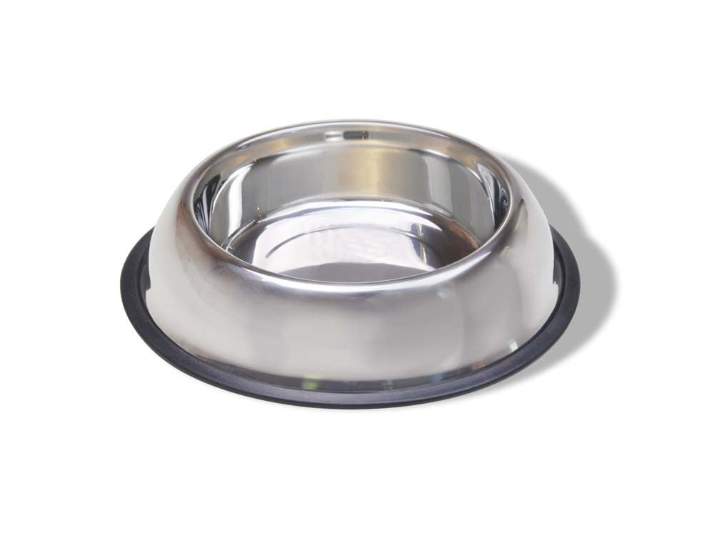 Van Ness Plastics Stainless Steel No-Tip Dish Silver 1ea/16 oz