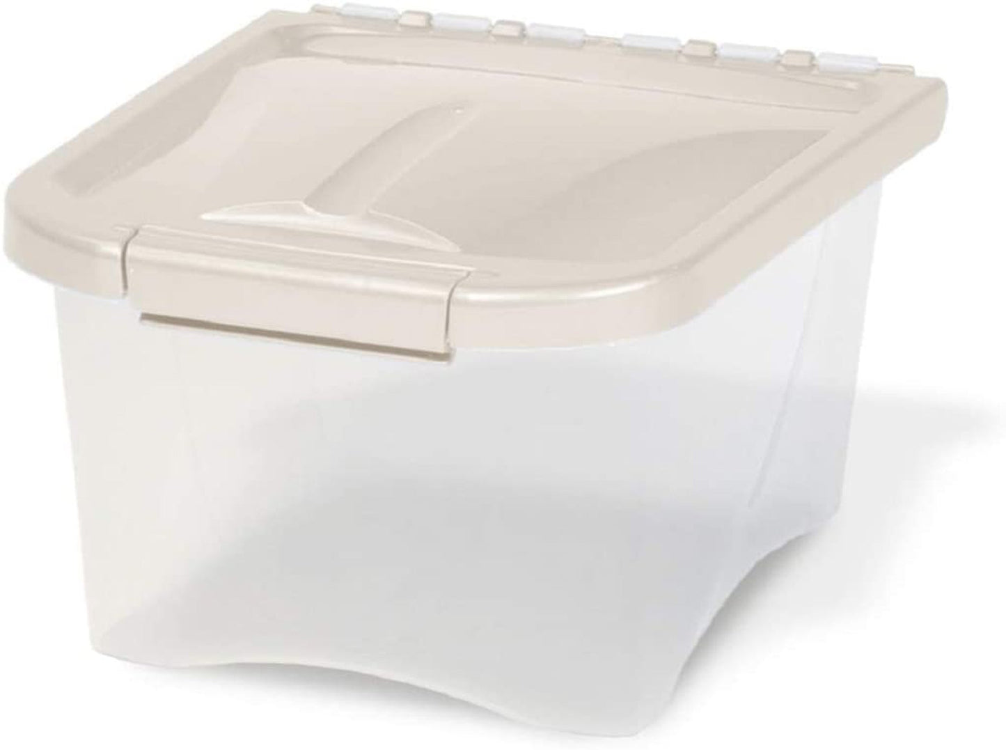 Van Ness Plastics Pet Food Container/Dispenser White|Clear 1ea/5 lb