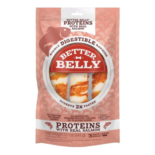 Better Belly Large Rolls Salmon 3 count