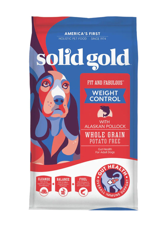 Solid Gold Dog 4Lb  Fit N Fabulous Pollock